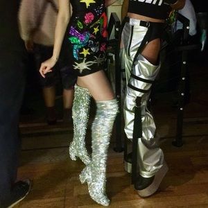 DOLLSKILL SPARKLER THIGH HIGH BOOTS🤩✨